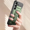 Miniatyrbillede 4 af 6: Full Cover Case til Samsung Galaxy S24 - SUPCASE - Unicorn Beetle Pro - Stødsikker - Stødstøtte - Khaki Grön