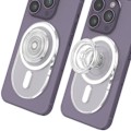 Miniatyrbild 4 av 6: Smartphonetillbehör - POPSOCKETS - PopGrip - Magnetfäste - Videostöd - Infällbar Grå