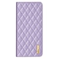 Miniatyrbillede 1 af 6: Etui til Xiaomi Poco F6 Quiltet Style Flip Card Holder Support Lavendel Lila