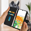 Pikkukuva 3 / 5: Samsung Galaxy A33 5G kotelo - AVIZAR - Lompakon kansi - Jalustatoiminto - Musta svart