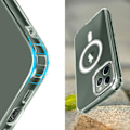 Miniatyrbild 4 av 4: Fodral - AVIZAR - iPhone 11 Pro Max - Magsafe - Genomskinlig - Hybrid Transparent