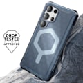 Pikkukuva 4 / 5: Samsung S25 Ultra Hunajakenno Läpinäkyvä Essential Armor UAG Sininen Blå