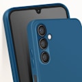 Pikkukuva 4 / 5: Suojakuori Samsung Galaxy M34 5G Silikoni Mattapintainen Pehmeä Kosketus Sininen Blå