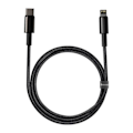 Miniatyrbillede 2 af 6: Oplader- og overførselskabel - BASEUS - USB-C-Lightning - 20W - 2m - Sort Svart