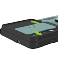 Miniatyrbillede 3 af 5: Coque til Samsung S25 Edge Ring Support med Kamera Beskyttelse Mayaxess Grøn Grön