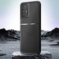 Miniatyrbillede 3 af 6: Taske til Xiaomi Redmi Note 12S - AVIZAR - Noble - Halvstiv - Stødsikker og ridsefast - Sort Svart