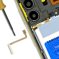 Pikkukuva 4 / 4: Sormenjälkilukija Samsung Galaxy A25 5G keltaiselle