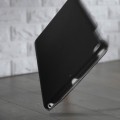 Miniatyrbillede 4 af 4: iPad Air 2 Cover - AKASHI - Video Stander + Tastatur - Øko-læder Tekstur - Sort - Semi-stiv Svart