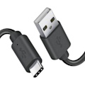 Pikkukuva 2 / 6: USB-USB-C-kaapeli - MOTOROLA - 1m - Musta - Lataus ja tiedonsiirto - Yhteensopiva kaikkien puhelimien kanssa Svart