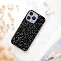 Pikkukuva 4 / 4: iPhone 13 Pro Max - Design Kimalteet - Kova - Liukumaton Pinta - Musta - Muodikas Svart