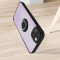 Miniatyrbillede 4 af 5: Bi-materiale iPhone 14 cover Metal Ring Video Support sort Svart