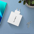 Miniatyrbillede 3 af 6: Vægoplader 45W 3x USB-porte 1x USB-C-port Sikker opladning Akashi Hvid Vit