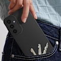 Miniatyrbild 3 av 6: Fodral till Samsung Galaxy A25 5G - AVIZAR - Soft Touch Matte Silikon - Svart Svart