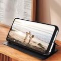 Miniatyrbild 3 av 4: Fodral för Samsung Galaxy A13 5G och A04s Display Window Video Support Svart