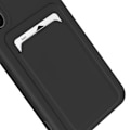 Miniatyrbillede 2 af 6: Etui til Samsung Galaxy S24 Kortholder Blød Anti-Fingerprint Sort