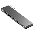 Miniatyrbillede 1 af 6: Hub Macbook Satechi Pro Hub Slim Grå, USB USB-C HDMI 4K Kortlæser