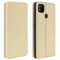 Miniatyrbillede 1 af 4: Housse - AVIZAR - Xiaomi Redmi 9C - Øko-læder - Støttefunktion - Guld Gul Gult guld