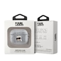 Miniatyrbillede 3 af 3: Étui til AirPods 3 Monogram med Karl Head Prægning Karl Lagerfeld Sølv Grå