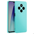 Miniatyrbild 4 av 5: Coque för Xiaomi Redmi 14C Semi-rigid Soft-touch Anti-spår Turkos Blå
