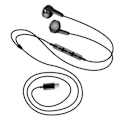 Miniatyrbillede 1 af 5: Magnetiske USB C-øretelefoner med mikrofon og LinQ-kontrolknapper Sort Svart