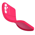Miniatyrbillede 4 af 6: Taske til Samsung Galaxy A25 5G Silikone Skydekamera Cover Fuchsia