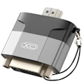 Pikkukuva 1 / 4: HDMI uros-DVI naaras -videosovitin 1080p resoluutio XO harmaa