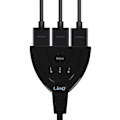 Miniatyrbild 4 av 4: HDMI-adapter - LinQ - Multiport - 3x HDMI Hon - Full HD - Svart
