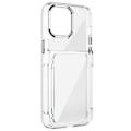 Miniatyrbild 2 av 5: Fodral till iPhone 15 Stötsäkert, styva upphöjda kanter Forcell Transparent Transparent