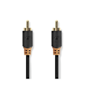 Miniatyrbillede 4 af 5: Digitalt lydkabel | RCA Han - RCA Han | 2,0m | Antracit ALPEXE-750