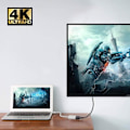 Miniatyrbild 3 av 4: Videoadapter - LinQ - Mini DisplayPort till HDMI - 4K - Full HD - Vit