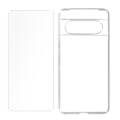 Pikkukuva 2 / 6: Kotelo Google Pixel 8:lle - AVIZAR - Silikonigeeli ja karkaistu lasi - Läpinäkyvä Transparent