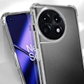 Pikkukuva 4 / 5: Kotelo OnePlus 11:lle - AVIZAR - Pehmeä silikoni - Vahvistettu kulma - Iskunkestävä läpinäkyvä Vit