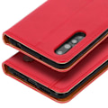 Miniatyrbillede 4 af 4: Etui Folio - Huawei - P20 Pro - Ægte læder - Rød - Standfunktion Röd