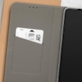 Miniatyrbillede 3 af 5: Etui til Motorola Moto G35 Klap Kortholder og Videostativ Blå Nat Blå