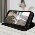 Miniatyrbild 4 av 4: Fodral till Samsung Galaxy Xcover 5 - AVIZAR - Plånbok Video Support Funktion - Svart Svart