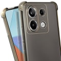 Miniatyrbillede 4 af 5: Coque Antichoc - Imak - Redmi Note 13 Pro - Blød Silikone - Forstærkede Hjørner - Translucent Sort Svart Transparent