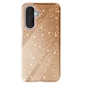 Miniatyrbillede 2 af 5: Glitrende Stødabsorberende Etui til Samsung Galaxy A26 Guld Gul