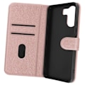 Pikkukuva 2 / 6: Kotelo Xiaomi Redmi 13C:lle - AVIZAR - Chesterfield - Lompakko- ja videotuki - Vaaleanpunainen Rosa