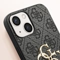 Miniatyrbillede 4 af 5: Coque til iPhone 13 Mini Præcise Udsparinger og Opadvendte Kanter Guess Sort Svart