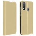 Miniatyrbild 1 av 4: Housse - DUX DUCIS - Huawei P smart 2020 - Ekologiskt läder - Videostöd - Kortficka Gult guld