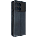 Miniatyrbillede 1 af 6: Etui til Xiaomi Poco X6 Pro Wallet Stand Mosaic Pattern Midnight Blue Blå