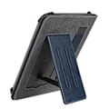 Miniatyrbillede 2 af 6: Retro etui til 10 tommers tablet, justerbart stativ og kortholder i natteblå