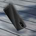 Miniatyrbild 4 av 4: Fodral - AVIZAR - Galaxy S11 - Bi-material skydd - Transparent design - Behagligt grepp Transparent, vit