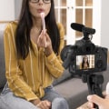 Pikkukuva 4 / 4: Mikrofoniliitäntä 3,5 mm Vlogging Laadukas ääni Monitoimijalusta Muvit Black