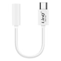 Miniatyrbillede 2 af 5: USB C til 3,5 mm jack-lydadapter LinQ stemmestyring kompatibel hvid