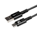Pikkukuva 1 / 4: USB-kaapeli USB Type C - Xtorm - 1m - Nailonipunottu - Lataus ja synkronointi - Ultra-nopea