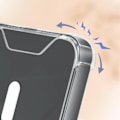 Miniatyrbild 3 av 5: AVIZAR Skyddsfodral för iPhone 15 Plus - Gel Silikon - Förstärkta hörn - Genomskinlig Transparent