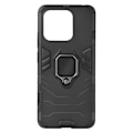 Miniatyrbild 1 av 5: Smartphonefodral - AVIZAR - Xiaomi Redmi 12C - Hybrid - Stötsäker - Metallring Svart