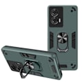 Miniatyrbild 1 av 2: Coque för Motorola Edge 50 Fusion Antichocks med 360° roterande ring - Grön