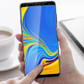 Pikkukuva 3 / 4: Suojakalvo - AVIZAR - Samsung Galaxy A9 2018 - 9H karkaistu lasi - Musta - Naarmuuntumaton Svart